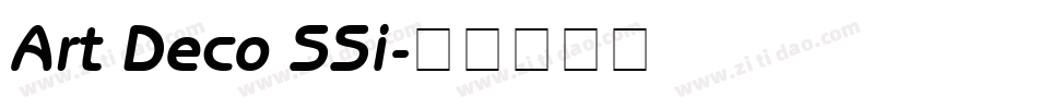 Art Deco SSi字体转换